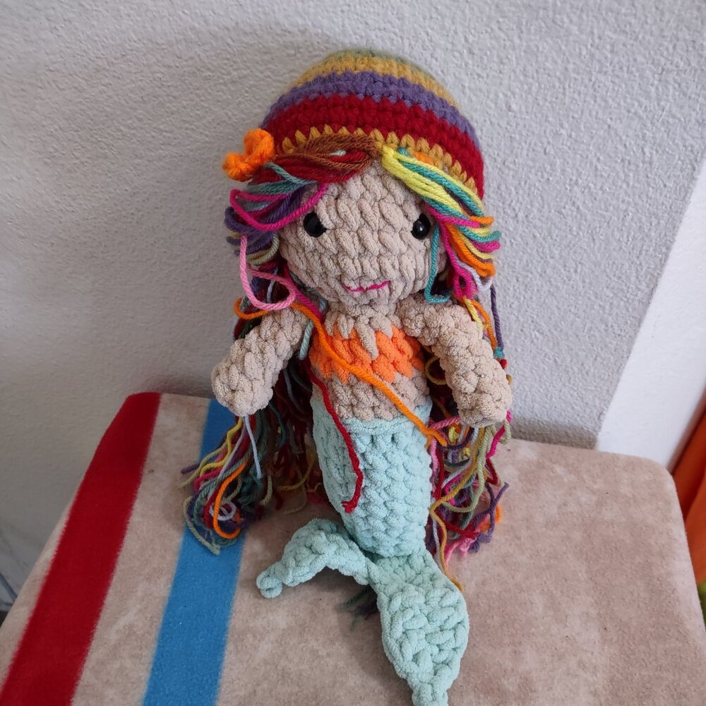 Crocheted Mermaid Doll